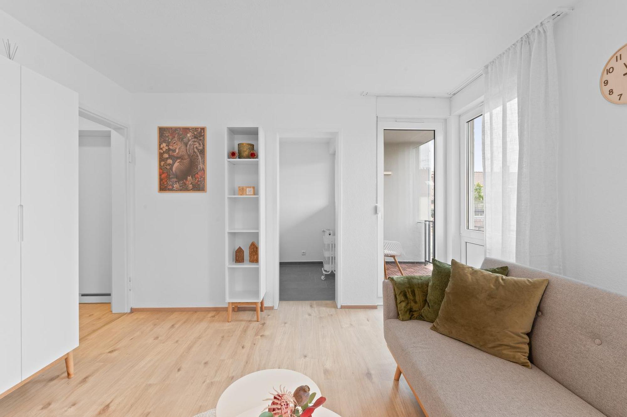 Wohlfuehl-Apartment I Zentral I Balkon I Kueche Fellbach Extérieur photo